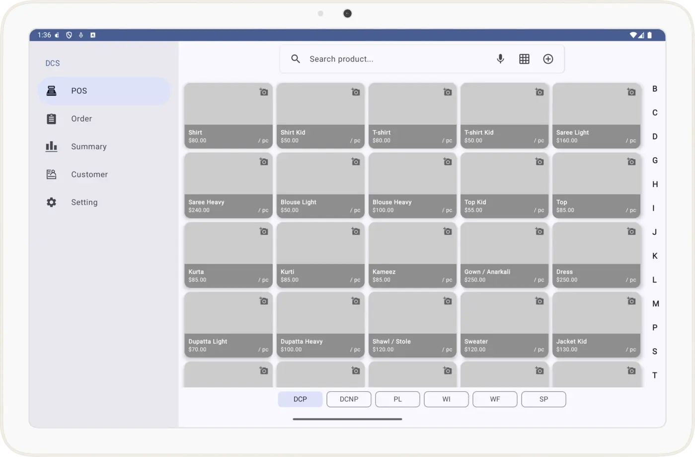 Drylaun Dry Cleaning Lifecycle Management UI